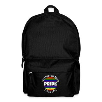 Pride LGBT Love Wins, We're Queer and Proud - Backpack - black - Front