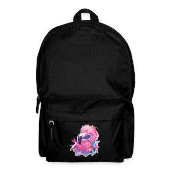Flamingo Party Neon Flamingo Flamingos - Rucksack - Schwarz - Vorne
