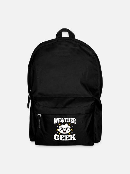 Weather Geek - Rucksack - Schwarz