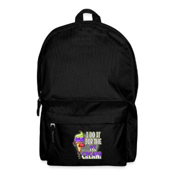 I Do It For The Ice Cream - Backpack - black - Front