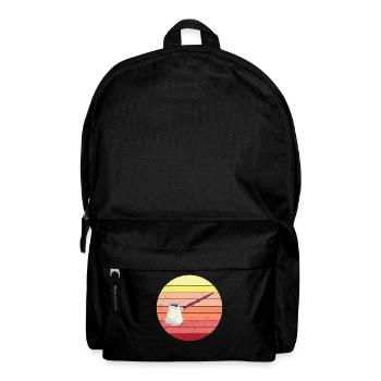 Retro Türkischer Kaffee Cezve Outfit - Rucksack - Schwarz - Vorne