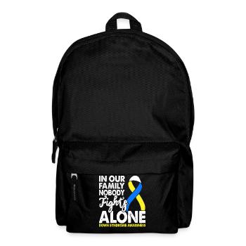 No one fights alone against the - Backpack - black - Front