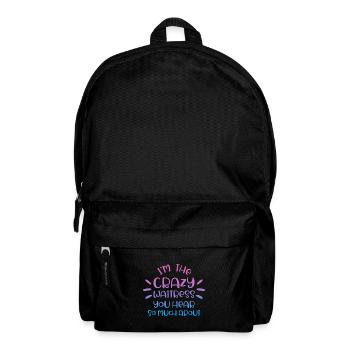 Diner Bar Kellnerin Kellner - Rucksack - Schwarz - Vorne