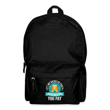 C’est mon enterrement de vie de garçon avec moi vous payez - Sac à dos - noir - Devant