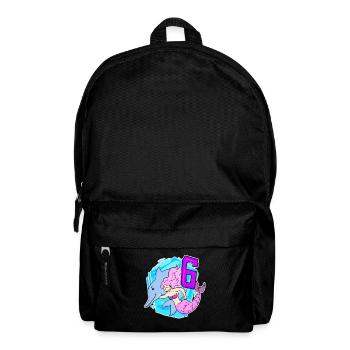 Girl - 6th Birthday Mermaid - Daughter - Backpack - black - Front