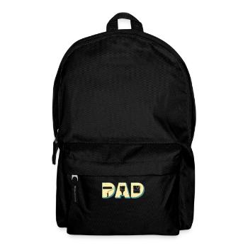 Peintre Papa Artisanat Pinceau Artisans - Sac à dos - noir - Devant