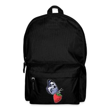 Fraise papillon - Sac à dos - noir - Devant