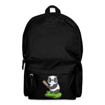 Panda Baseball Baseball Bats - Backpack - black - Front
