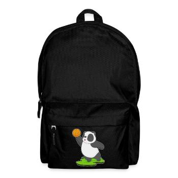 Panda Basketball Player Basketball - Backpack - black - Front