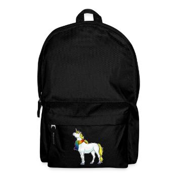 Foulard licorne - Sac à dos - noir - Devant