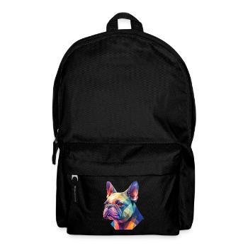 Französische Bulldogge Mama Hund Hunde Design - Rucksack - Schwarz - Vorne