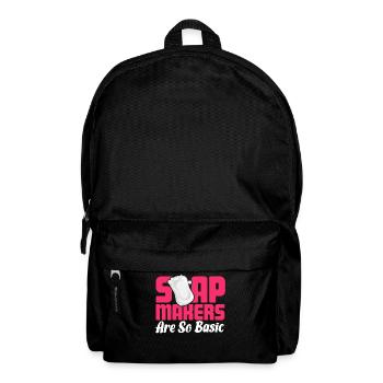 Fabrication de savon, savonnier, savonologue - Sac à dos - noir - Devant