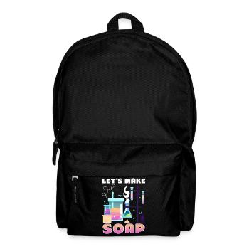 Fabrication de savon, savonnier, savonologue - Sac à dos - noir - Devant