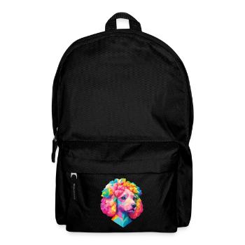 Pudel Hund Illustration Pudel Hunde Liebhaber - Rucksack - Schwarz - Vorne