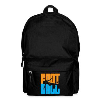 Fußball Fußballspieler Kick Fußball - Rucksack - Schwarz - Vorne