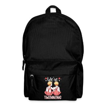 Gemini Humour Drôle Gémeaux Sarcastique - Sac à dos - noir - Devant