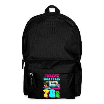 Hippie Groovy Retro Vaporwave - Sac à dos - noir - Devant