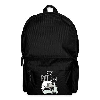 Rat Stay RATional Be RAtional Rat Lover - Backpack - black - Front