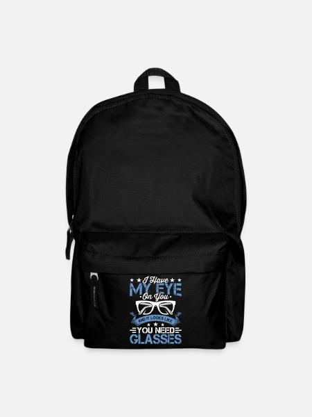 Augenarzt Sie Brauchen Eine Brille, Optiker, - Rucksack - Schwarz