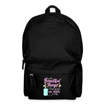 Cross Stitch Beautiful Things Come Together Sewing - Rucksack - Schwarz - Vorne