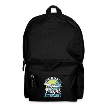 Weltklasse Flugbegleiterin Aviation - Rucksack - Schwarz - Vorne