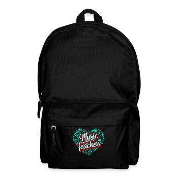Music Teacher Music Teacher Full Heart - Backpack - black - Front