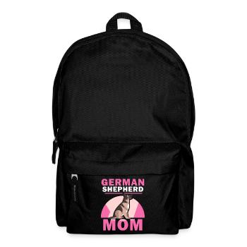 German Shepherd Mom Lover Pet Cute - Backpack - black - Front