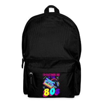 Funny Hippie Vaporwave Retro - Backpack - black - Front