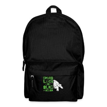 Sea Turtle Tortoise Enjoy Life In - Backpack - black - Front