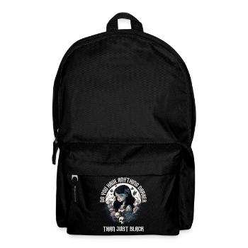 Funny Gothic Goth - Backpack - black - Front
