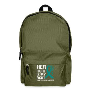 Your Fight Against Tourette's Syndrome Awareness - Backpack - olive green - Front