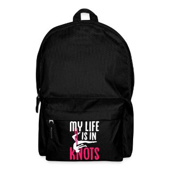 Acrobate de soie aérienne - Sac à dos - noir - Devant