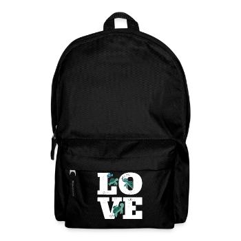 Sea Turtle Tortoise Love - Rucksack - Schwarz - Vorne