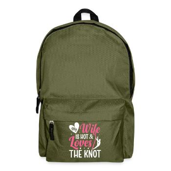 Aerial Silk Aerialist - Backpack - olive green - Front