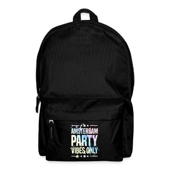 Amsterdam Party Vibes - Backpack - black - Front