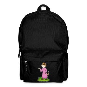 Erdmännchen Kaffee Tasse - Rucksack - Schwarz - Vorne