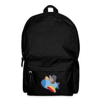Avion Taupe - Sac à dos - noir - Devant