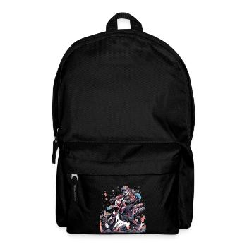 Motocross Dirtbike Motocross Motorcycle Enduro - Backpack - black - Front
