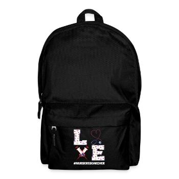 Nursing scientist Valentine's Day - Backpack - black - Front