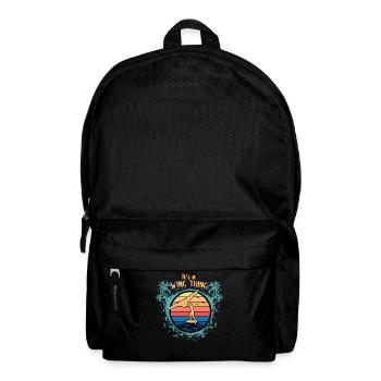 It s a Wing Thing Hydrofoil Wingfoil Wingfoiling - Rucksack - Schwarz - Vorne