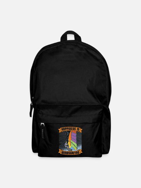 Windsurfing Happiness Is Windsurfing Water Sports - Rucksack - Schwarz