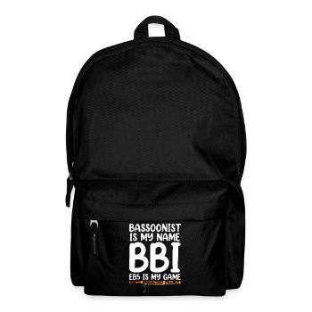 Fagott - Rucksack - Schwarz - Vorne