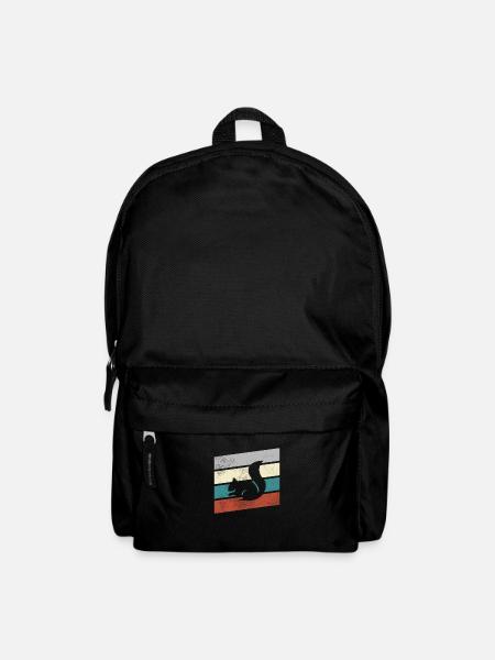 Eichhörnchen Retro - Rucksack - Schwarz