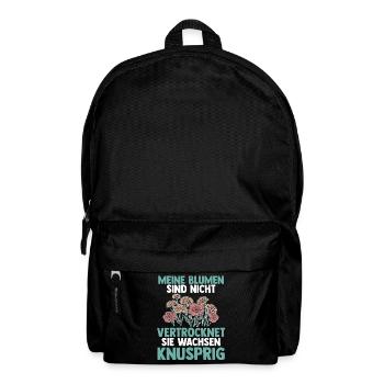 Gartenarbeit Hobbygärtner Gärtner Garten - Rucksack - Schwarz - Vorne