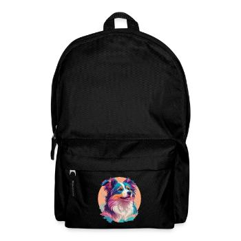 Berger Australien Chien Chien Amoureux Chiens - Sac à dos - noir - Devant