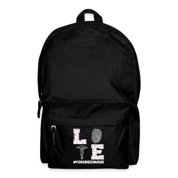 Forensic Nurse Valentine's Day - Backpack - black - Front