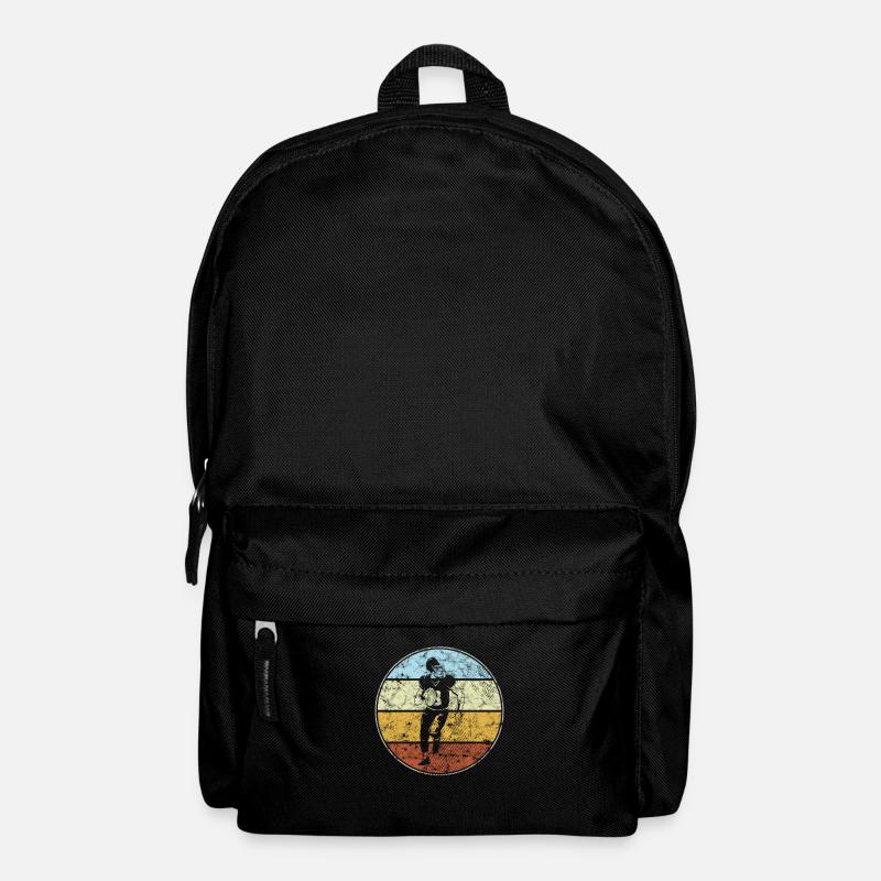 Rétro Rugby - Sac à dos - noir