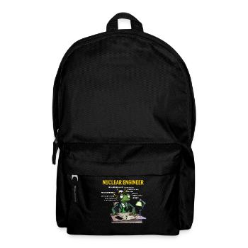 Kernenergie Spruch für Kernenergie - Rucksack - Schwarz - Vorne