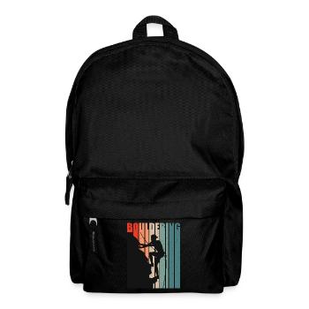 Indoor Climbing Bouldering Sport Climbing Climber - Rucksack - Schwarz - Vorne