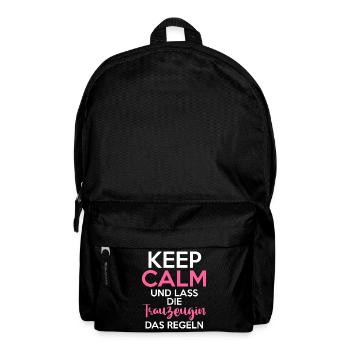 Hochzeit Junggesellenabschied Trauzeugin - Rucksack - Schwarz - Vorne
